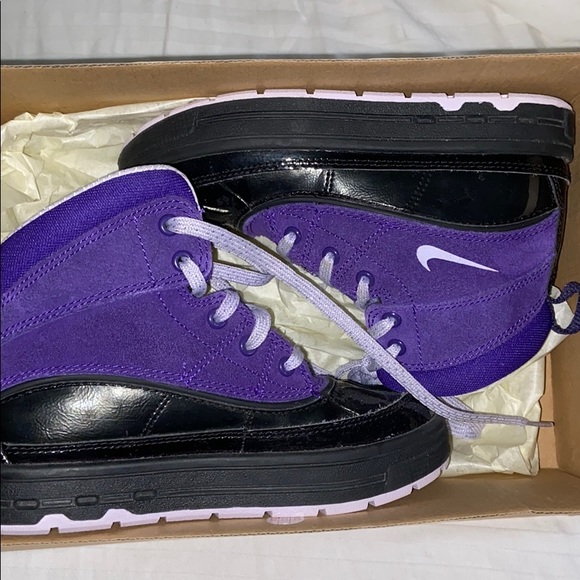 purple acg nike boots